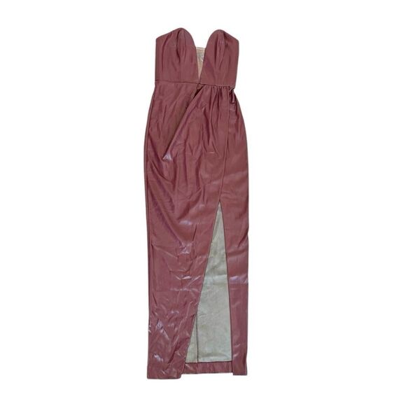 NWT MICHAEL COSTELLO x REVOLVE Jake Dress in Plum - Picture 3 of 4